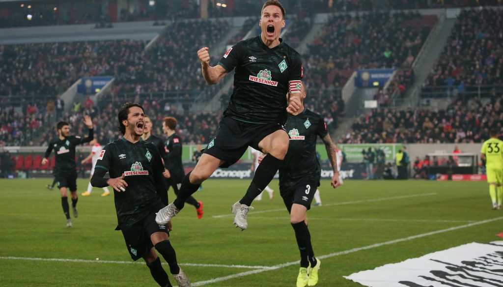 firo: 18.01.2020 Football, 2019/2020 1.Bundesliga: Fortuna Dusseldorf, Dusseldorf - Werder Bremen